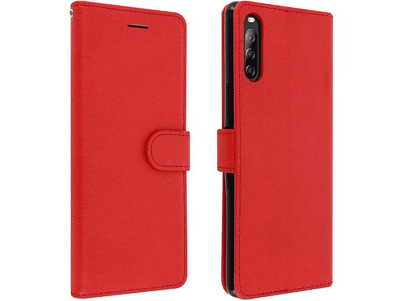 Trageschlaufe Xperia L4, Series, Sony, Rot AVIZAR Bookcover,