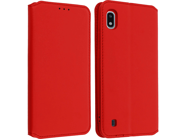 AVIZAR Elec Series, A10, Rot Bookcover, Galaxy Samsung