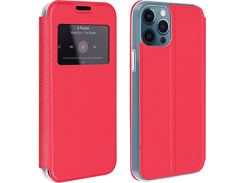 AVIZAR Flexiwind Series, Bookcover, Apple, iPhone 12 Pro Max, Rot