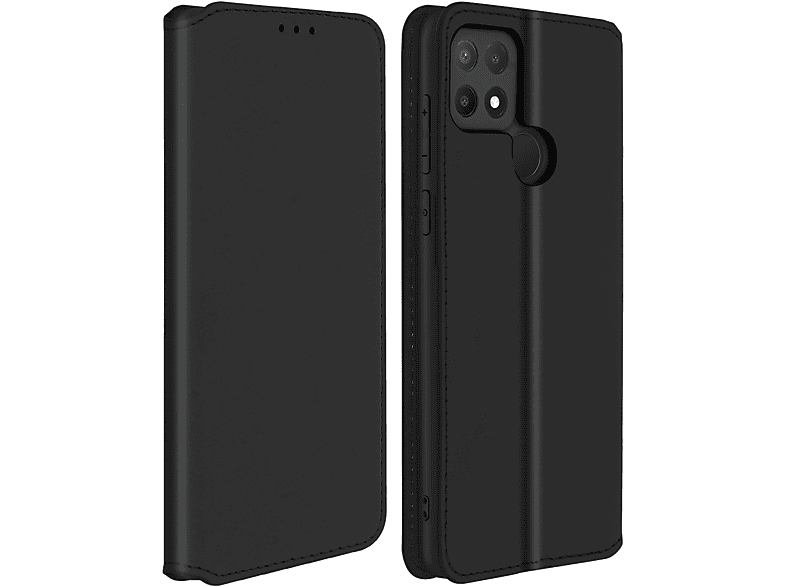 Oppo A15, Oppo, Schwarz Bookcover, Elec Series, AVIZAR