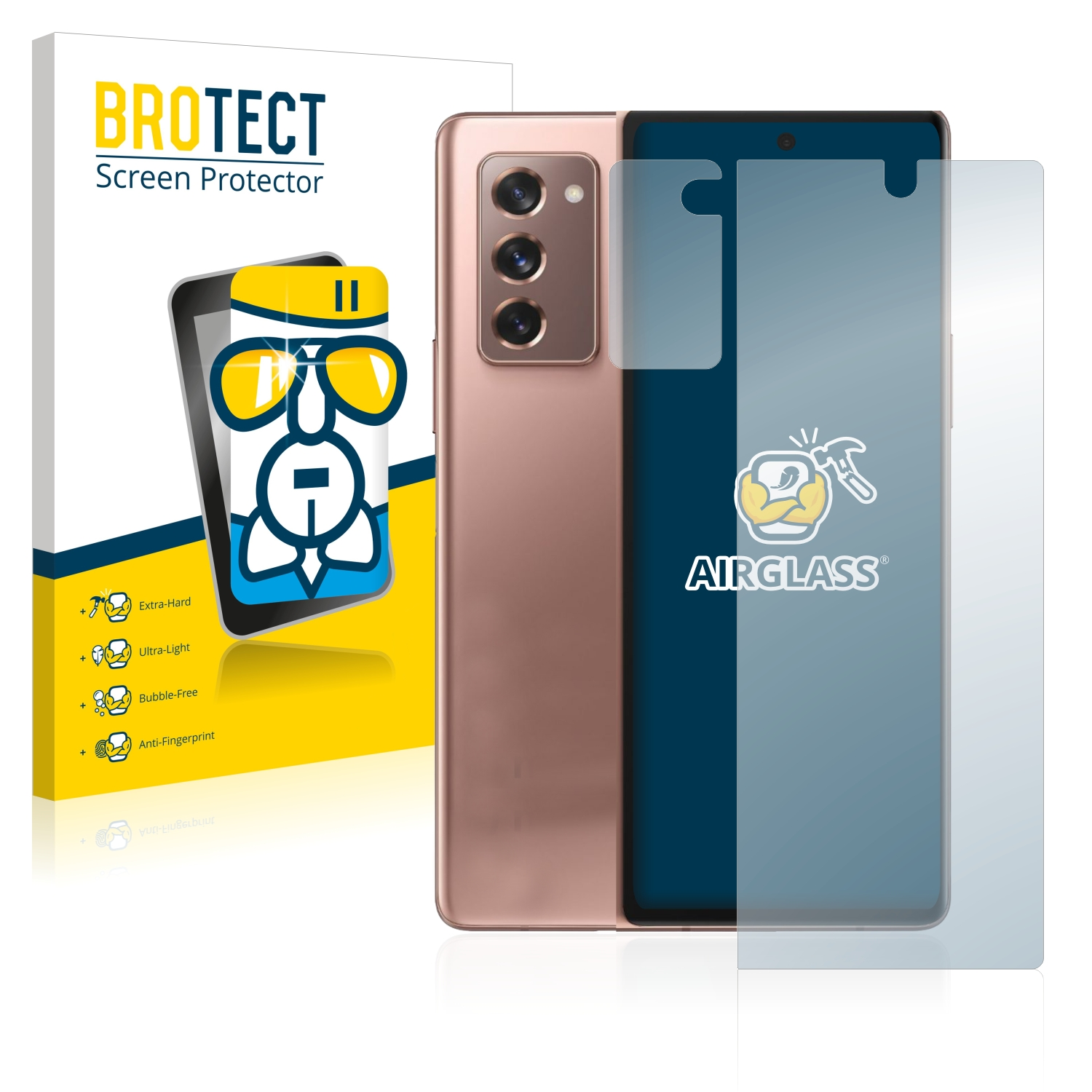 Z Schutzfolie(für klare Fold Airglass Galaxy BROTECT Samsung 2 5G)