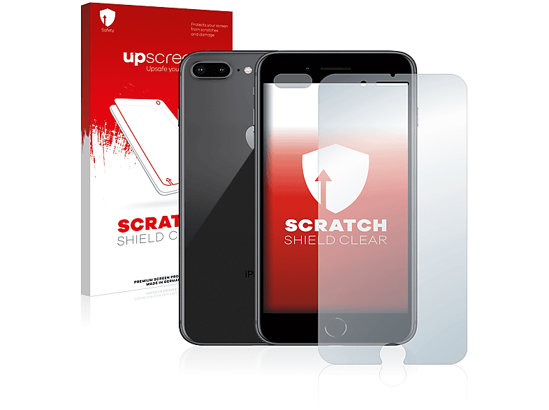 UPSCREEN Kratzschutz klare Schutzfolie(für 8 iPhone Apple Plus)
