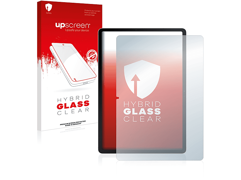 UPSCREEN Schutzglas Panzerglasfolie klar Displayschutz(für Samsung Galaxy Tab S7 FE (Hochformat))