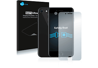 SAVVIES 18x klare Schutzfolie(für Apple iPhone SE 2 2020 (Display+Kamera))