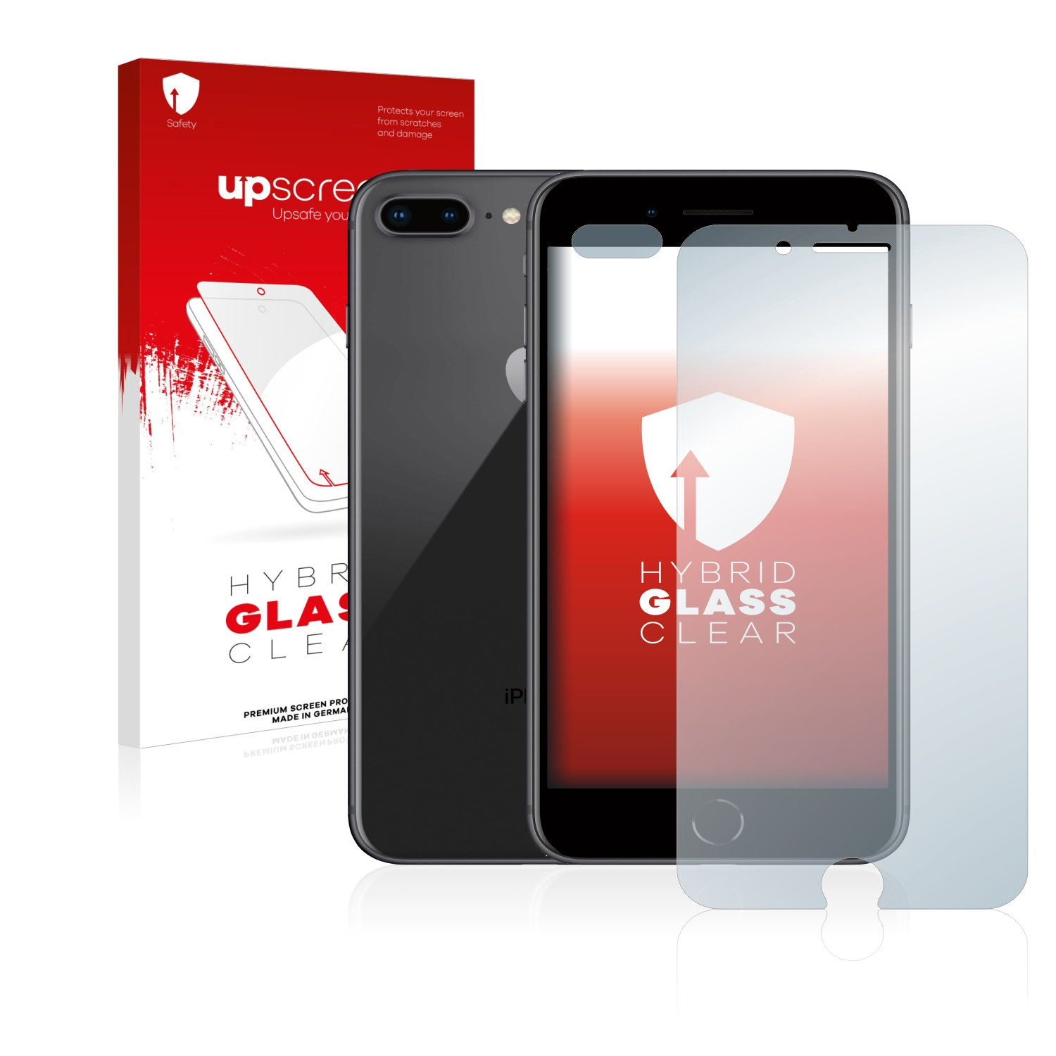 8 Apple Plus) UPSCREEN klare Schutzfolie(für iPhone