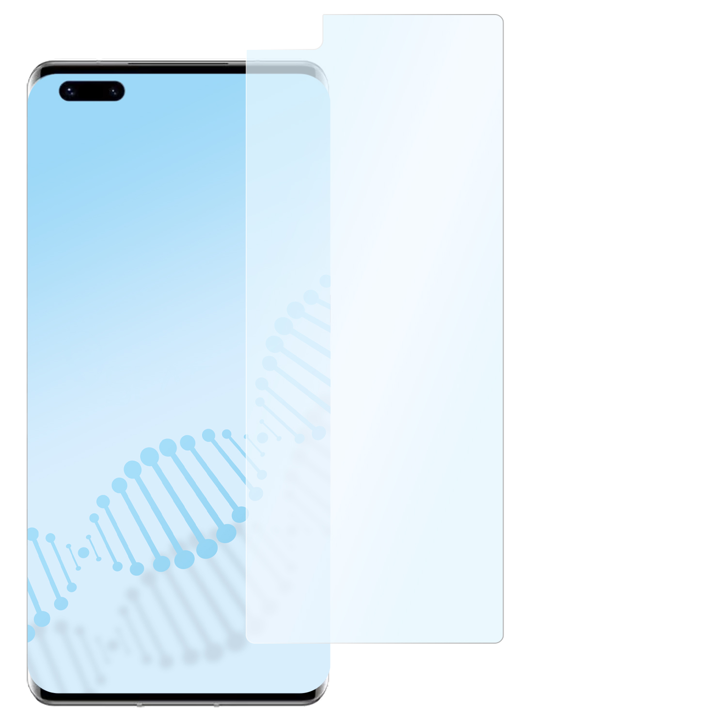 Displayschutz(für Pro Pro+) 40 antibakterielle Mate SLABO Mate Huawei Hybridglasfolie | 40 flexible