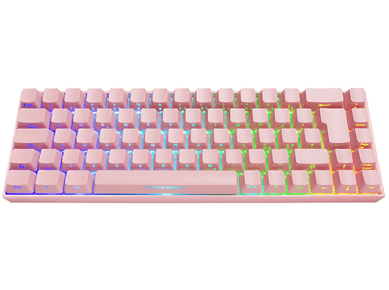 DELTACO GAMING Mechanische Drahtlose Tastatur Tastatur DE Layout, Gaming