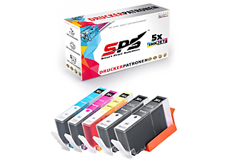 SPS S-13029 Tintenpatrone Schwarz Cyan Magenta Gelb (364XL / Photosmart 6510 B211A)