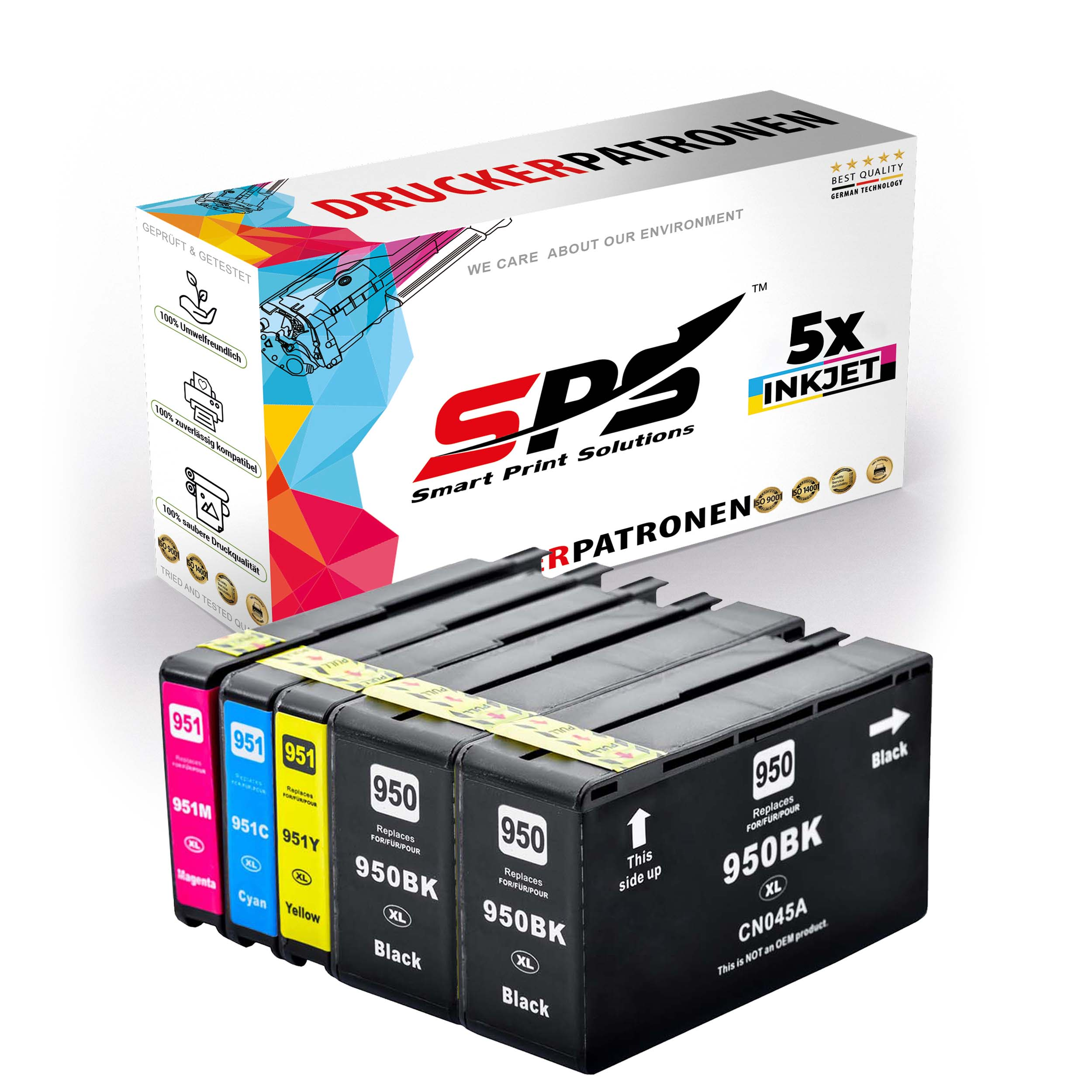 Tintenpatrone 951XL Gelb E-Printer) S-13251 Pro SPS Cyan (950XL / 8100 Officejet Magenta Schwarz