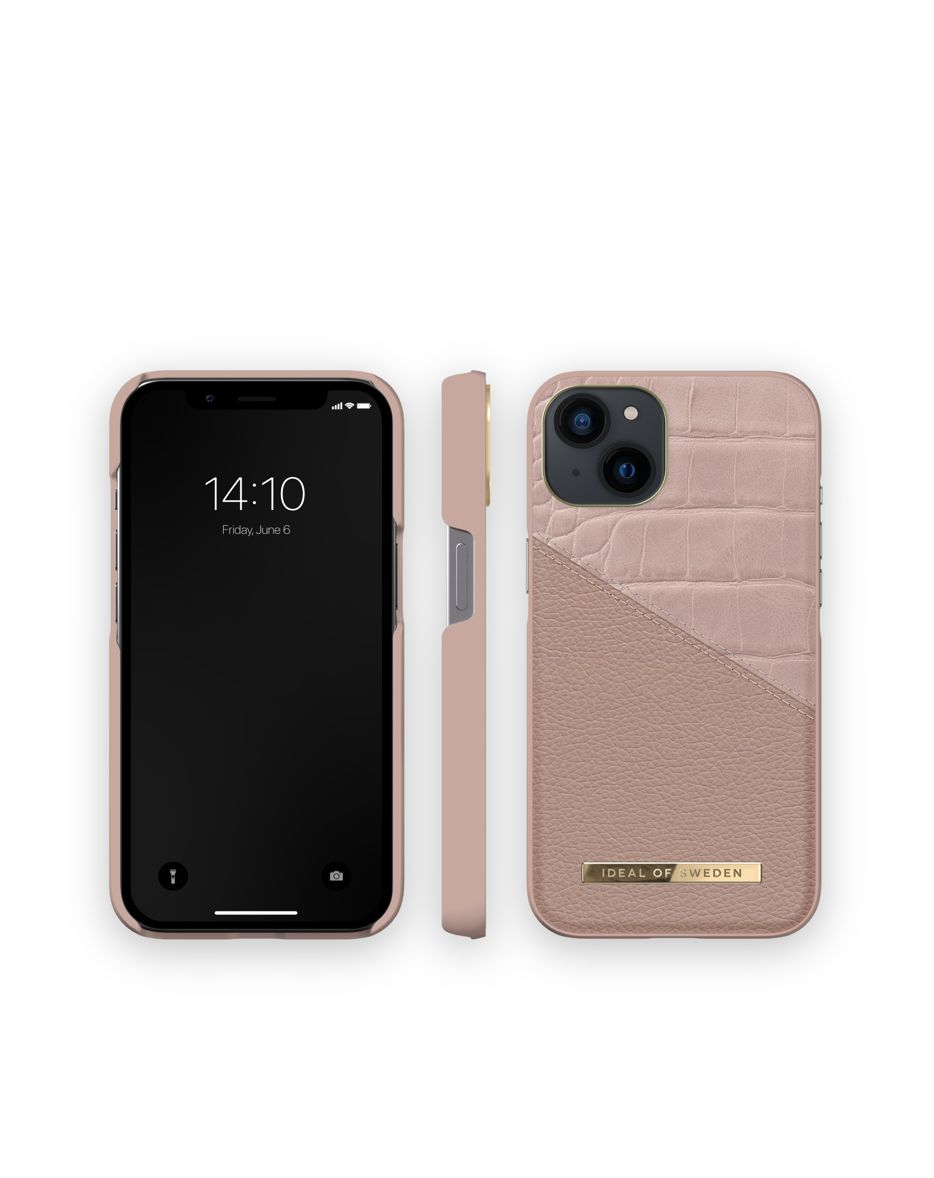 IDEAL 13, Smoke SWEDEN iPhone Rose Apple, IDACSS20-I2161-202, OF Backcover, Croco