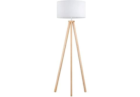 TOMONS Stehlampe LED Dimmbar aus Holz Dreibein für Wohnzimmer,  Schlafzimmer, Arbeitszimmer Stehlampe Dimmbar | MediaMarkt