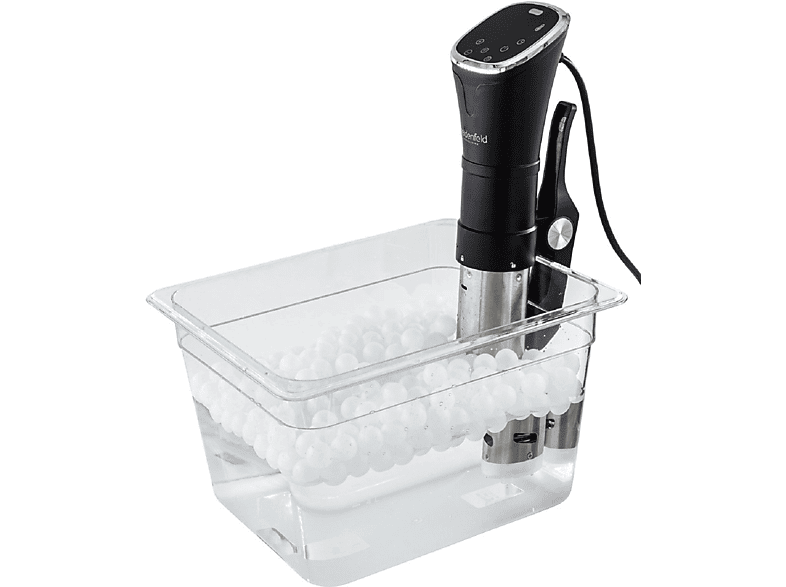 HEIDENFELD SVK Sous Vide Isolationskugeln Wärmeisolierende Sous Vide Kugeln, Sous Vide Garer Zubehör, Weiß)