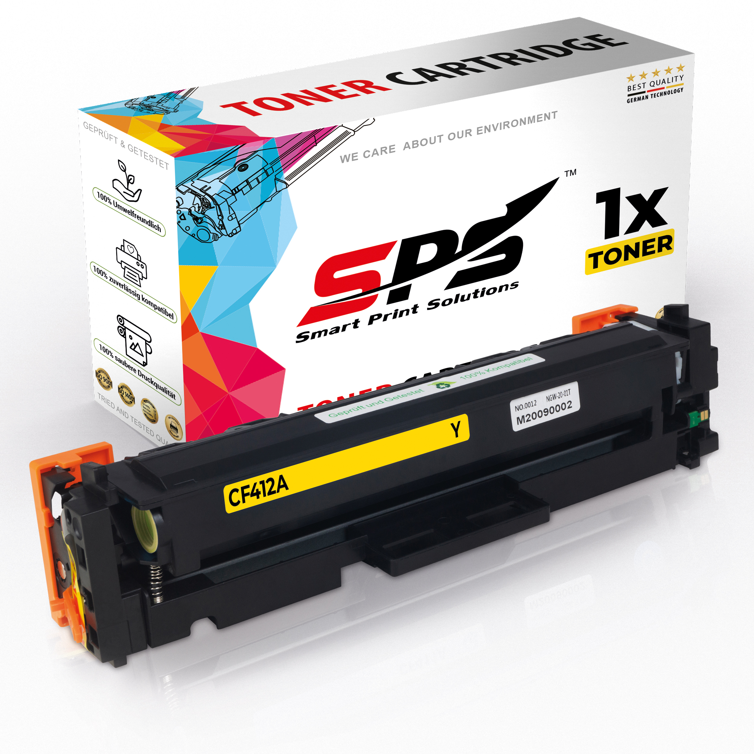 SPS S-17026 Toner / Laserjet MFP CF412A Pro M477) Gelb (410A Color