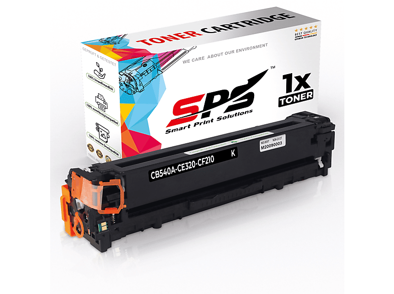 SPS S-15916 Toner Schwarz (125A CB540A / Color Laserjet CM1312)