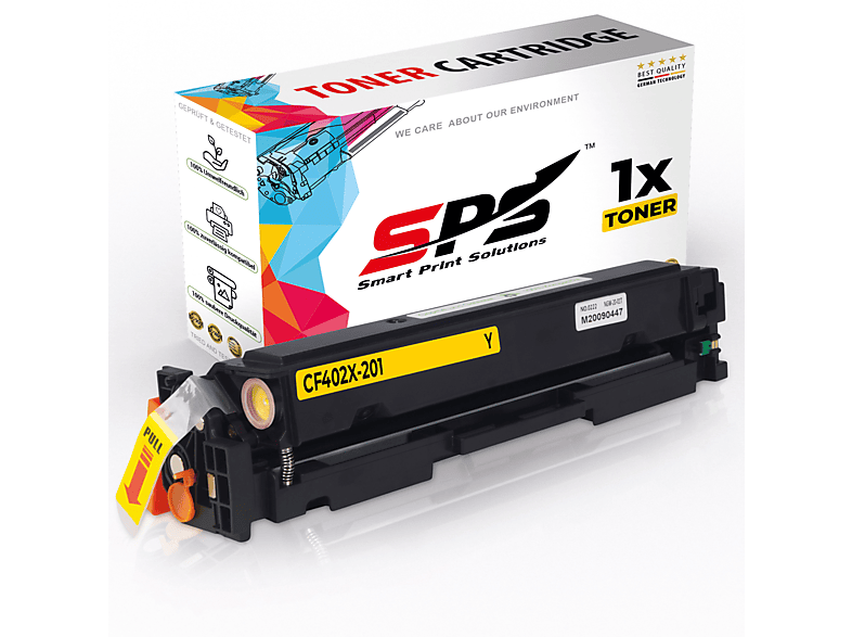 (201X Toner CF402X / S-16973 Color Pro Gelb SPS Laserjet M250)