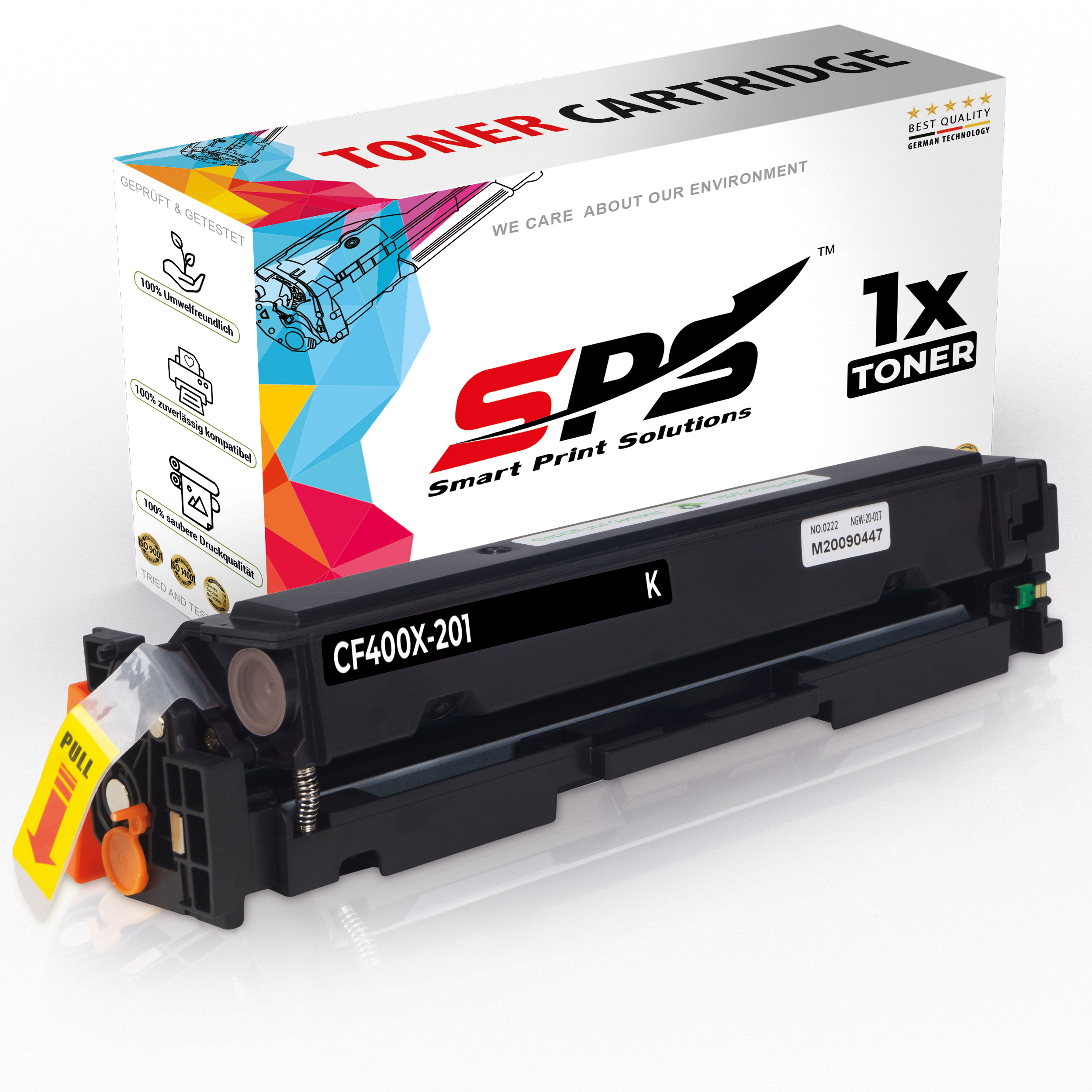 SPS S-15949 Pro (201X CF400X Toner M252DW) Schwarz Color / Laserjet