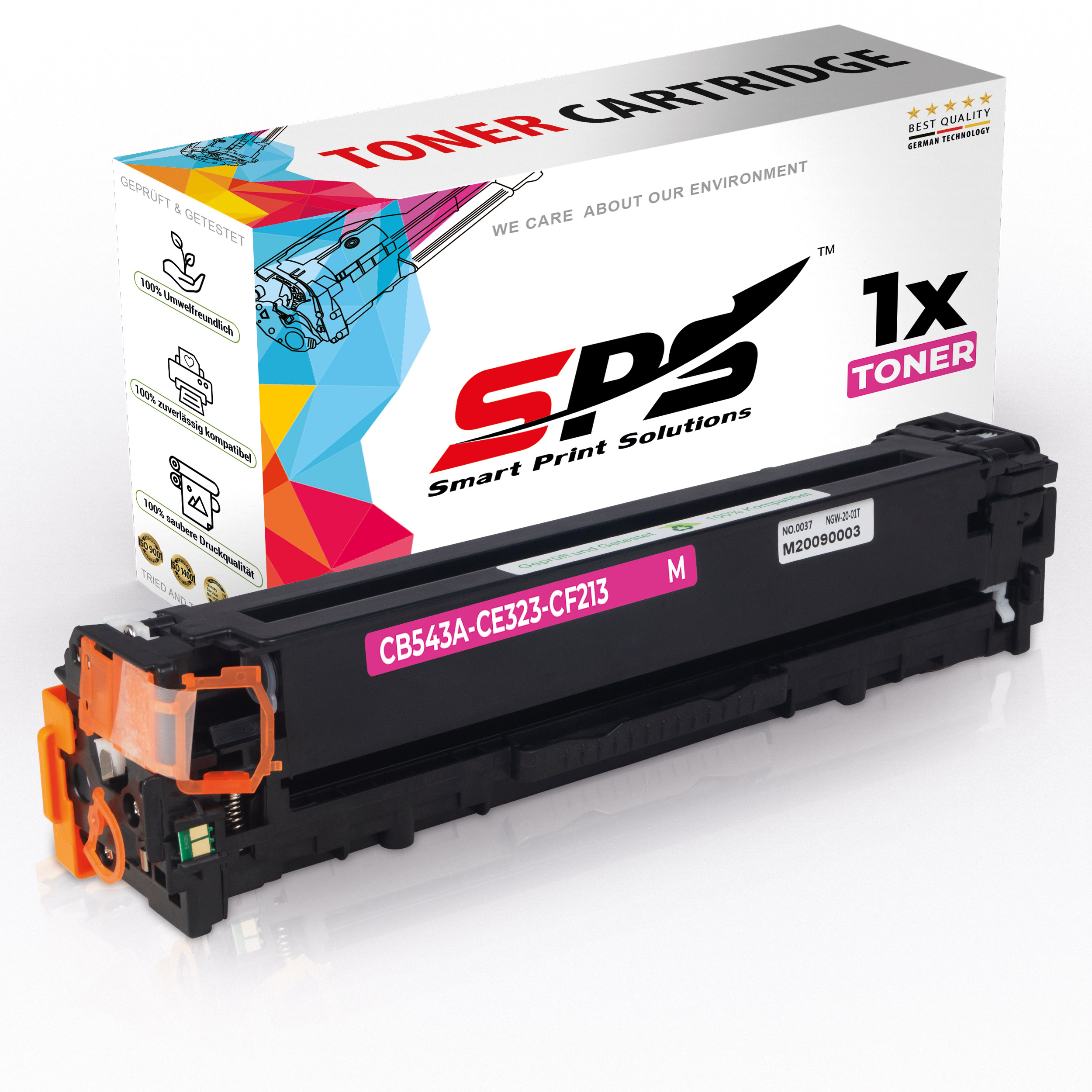 S-16602 SPS CB543A Laserjet / Toner (125A Magenta CM1312NFI) Color