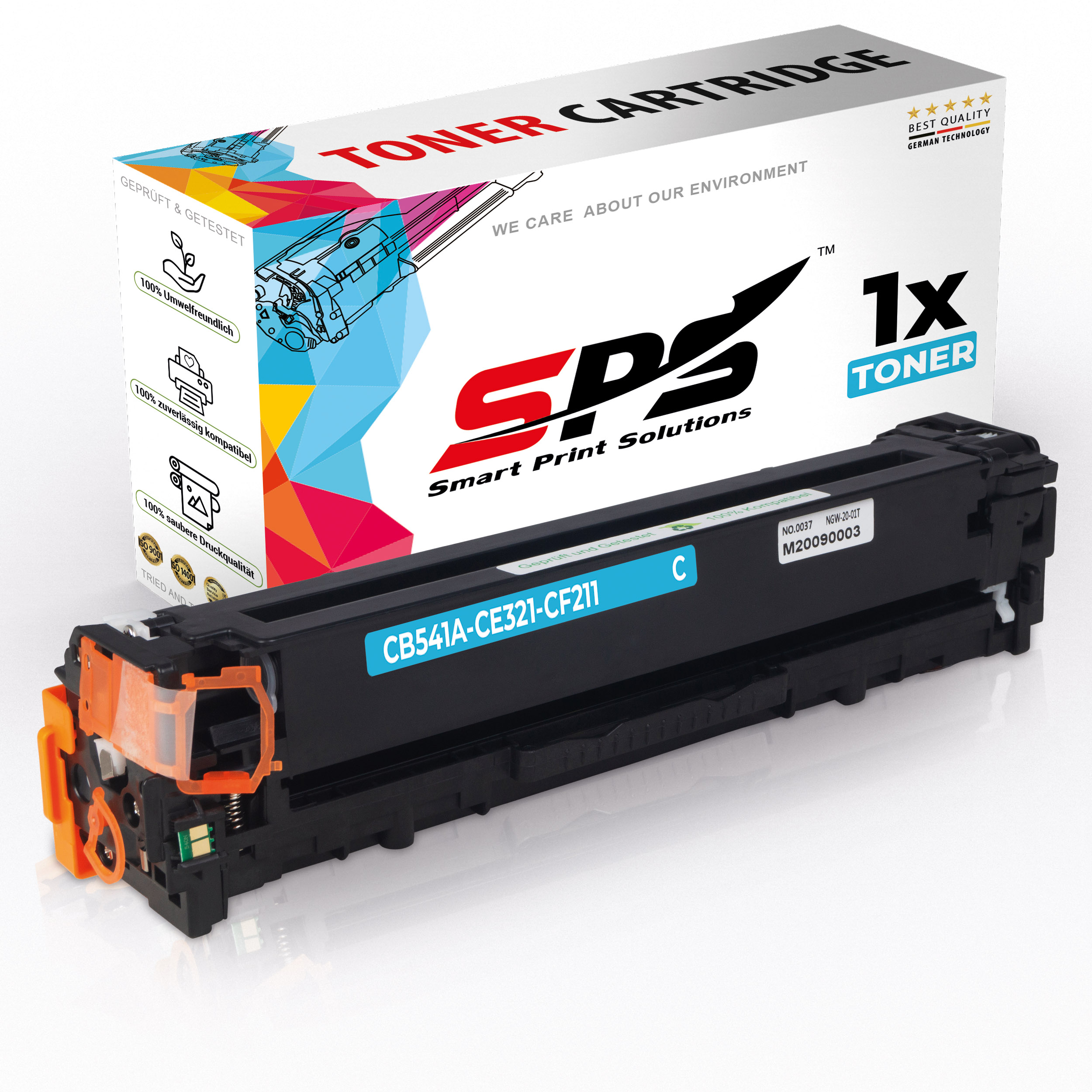 SPS S-16275 Toner Laserjet Color (125A CP1518NI) Cyan CB541A 