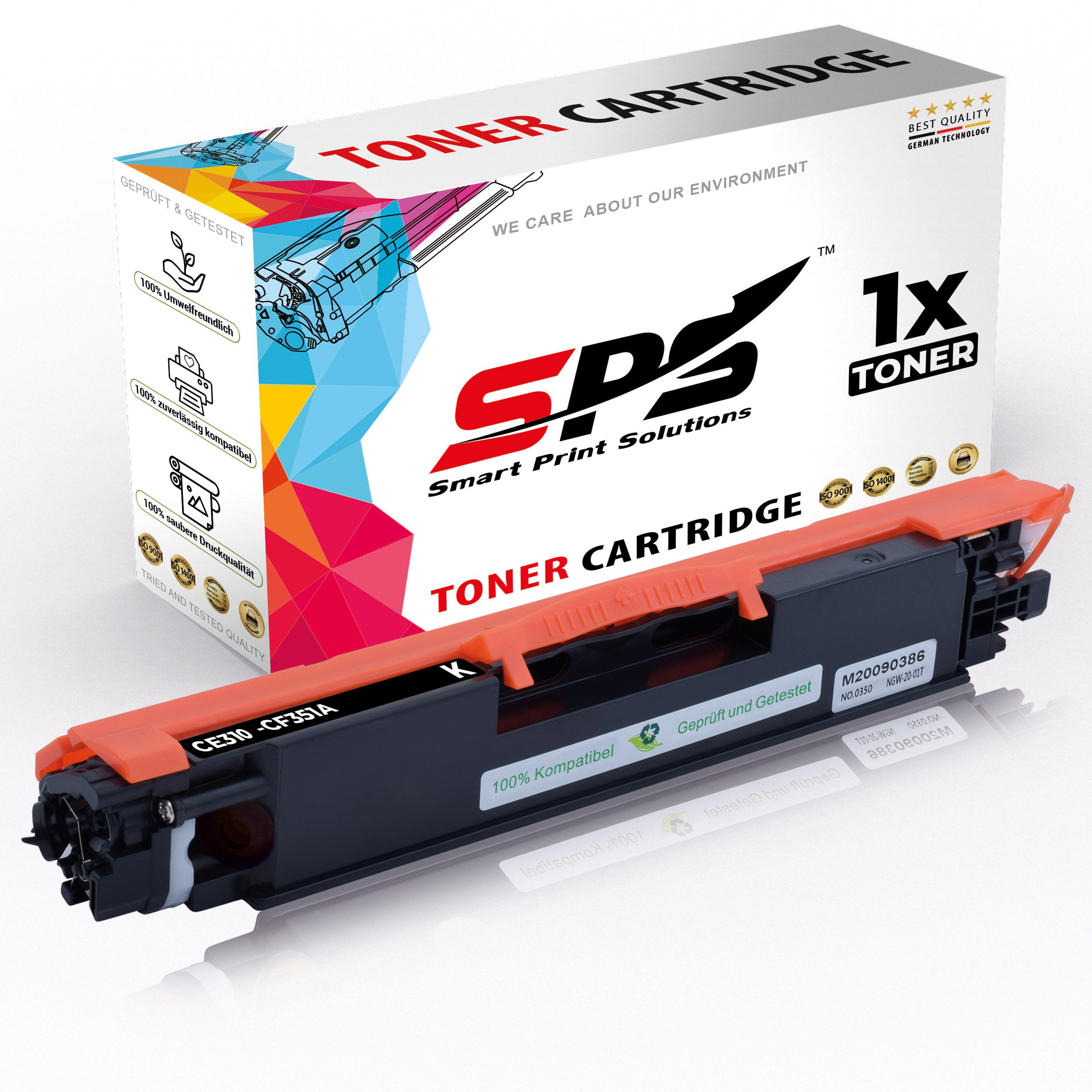 SPS S-15938 Toner Schwarz (130A / MFP CF350A M176) Pro Laserjet