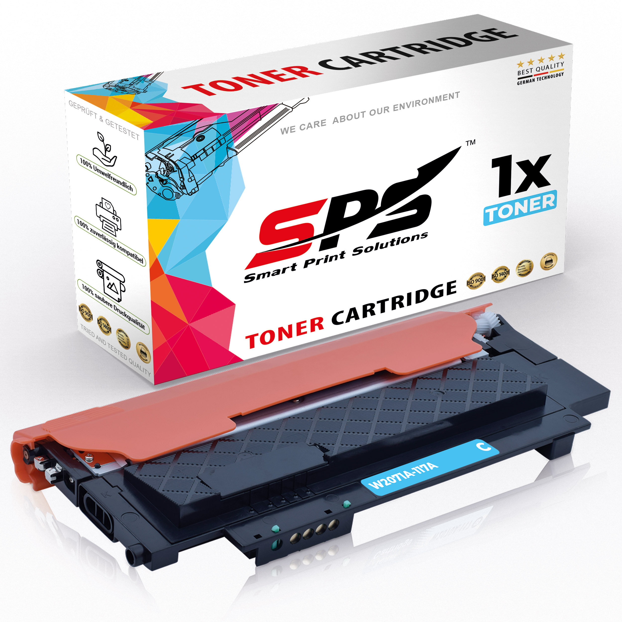 / W2071A Cyan S-16252 SPS Laser Toner Color MFP (117A 178NW)