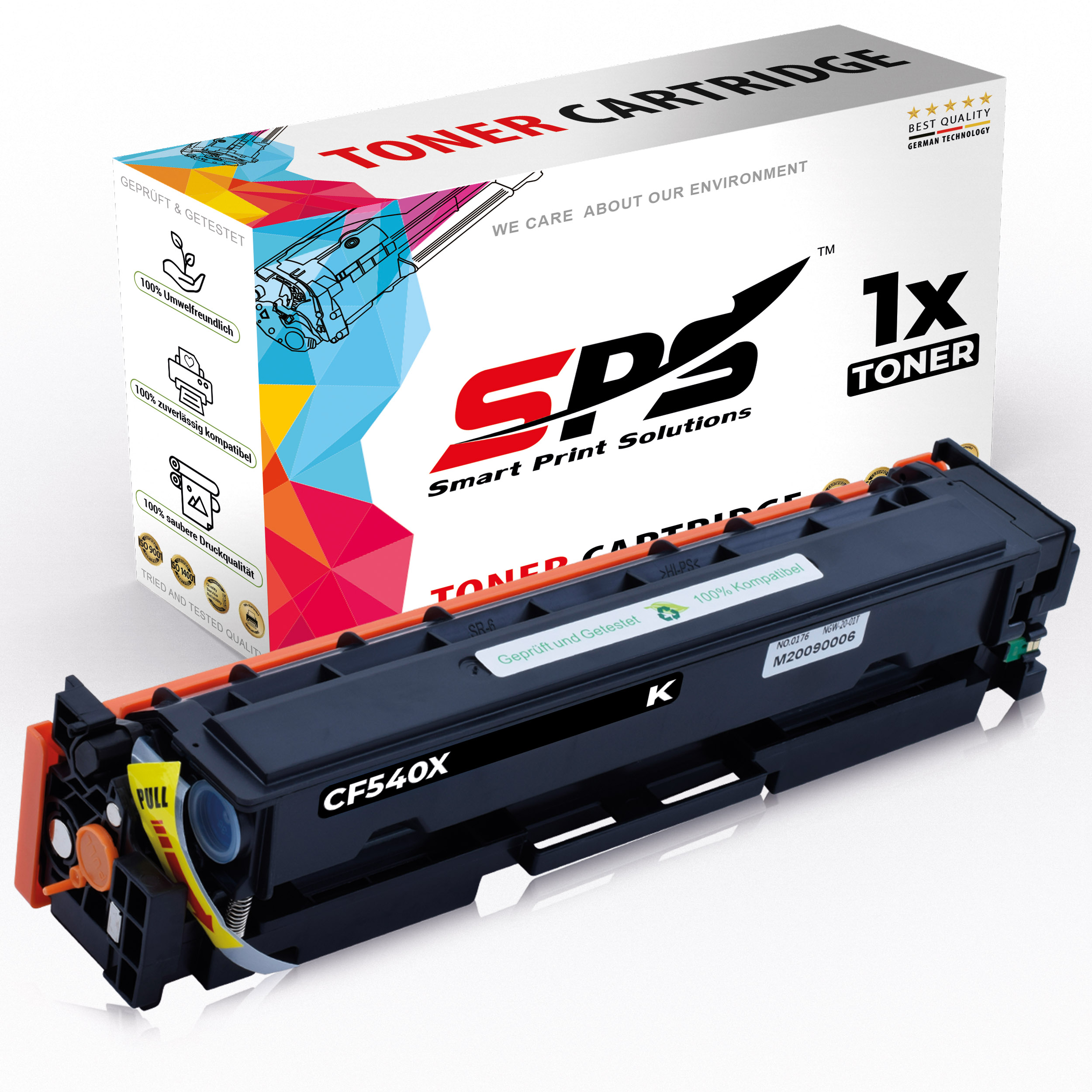 Laserjet (203X CF540X Pro M280NW) Schwarz Color / SPS S-15961 Toner MFP