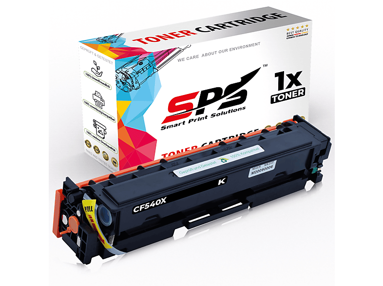 SPS S-15957 Toner Schwarz (203X CF540X / Color Laserjet Pro M254)