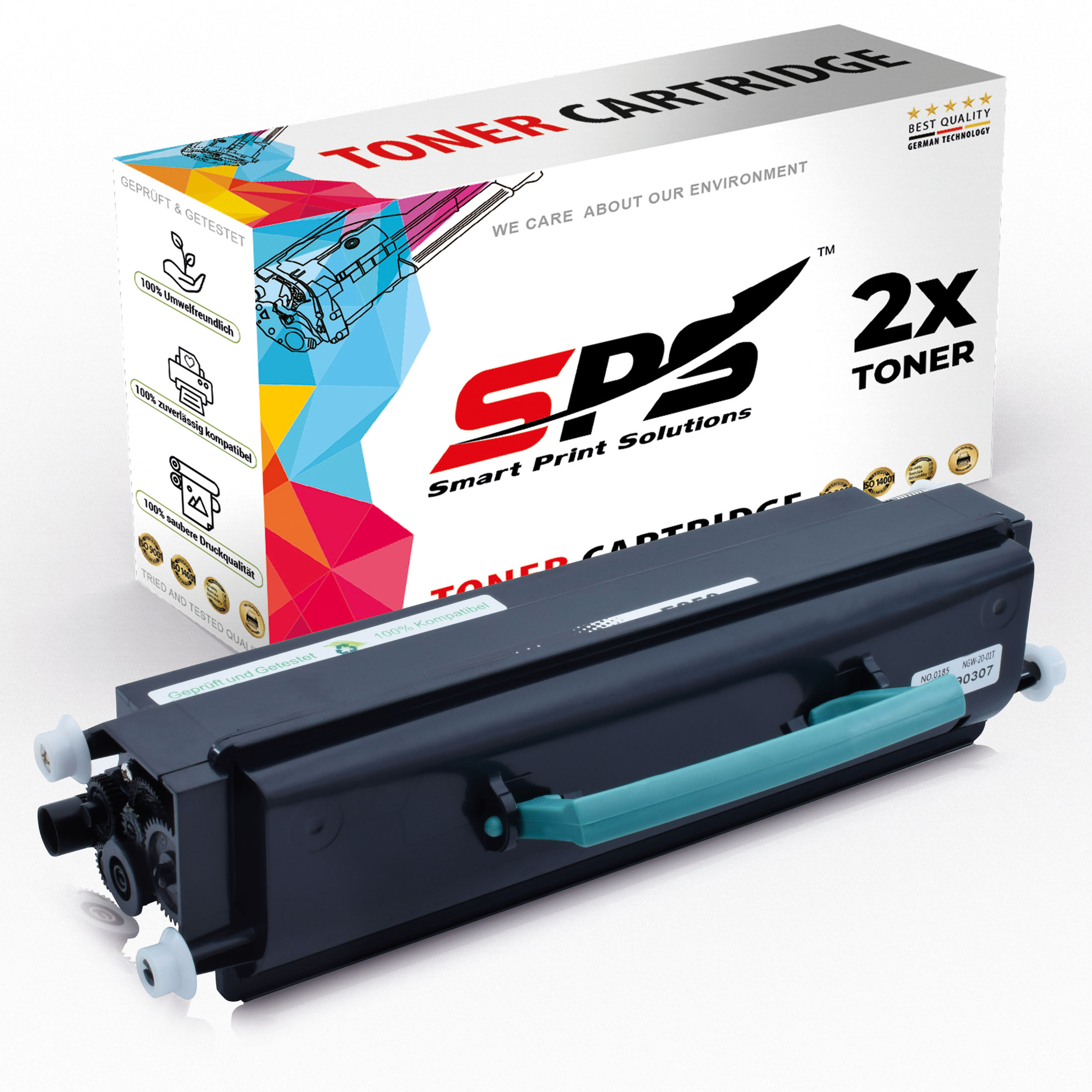 SPS S-9352 Toner Schwarz (E250 / E350) Optra E250A21E