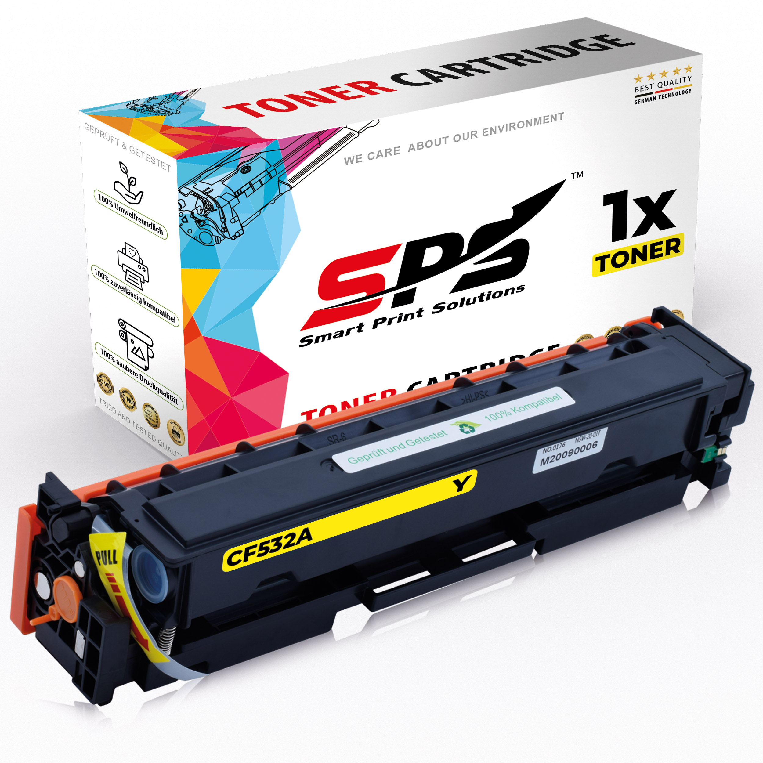 SPS S-16993 Toner Gelb (205A / CF532A Color M180N) Laserjet Pro MFP