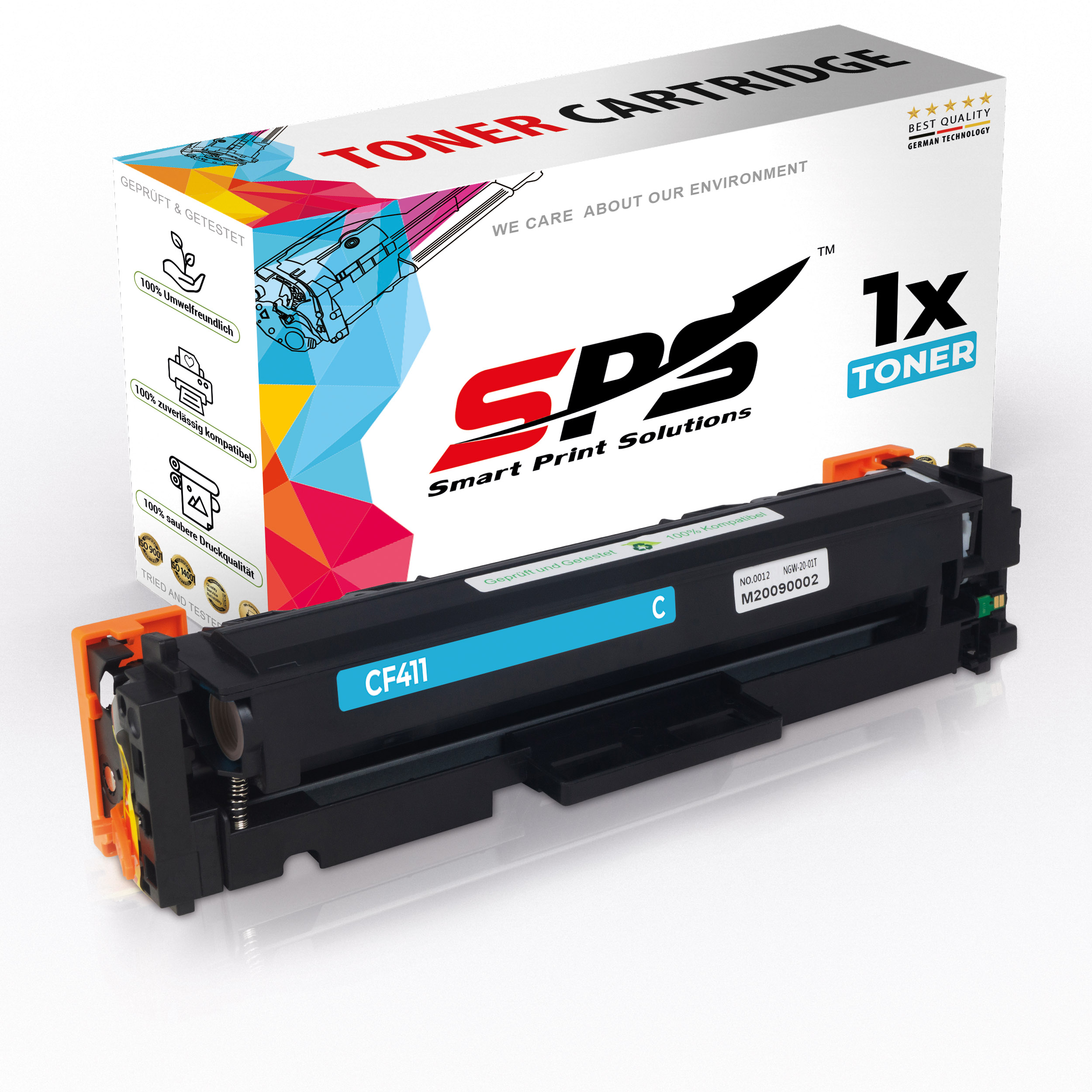 SPS S-16340 Toner M377) Color MFP Laserjet CF411A (410A Cyan Pro 