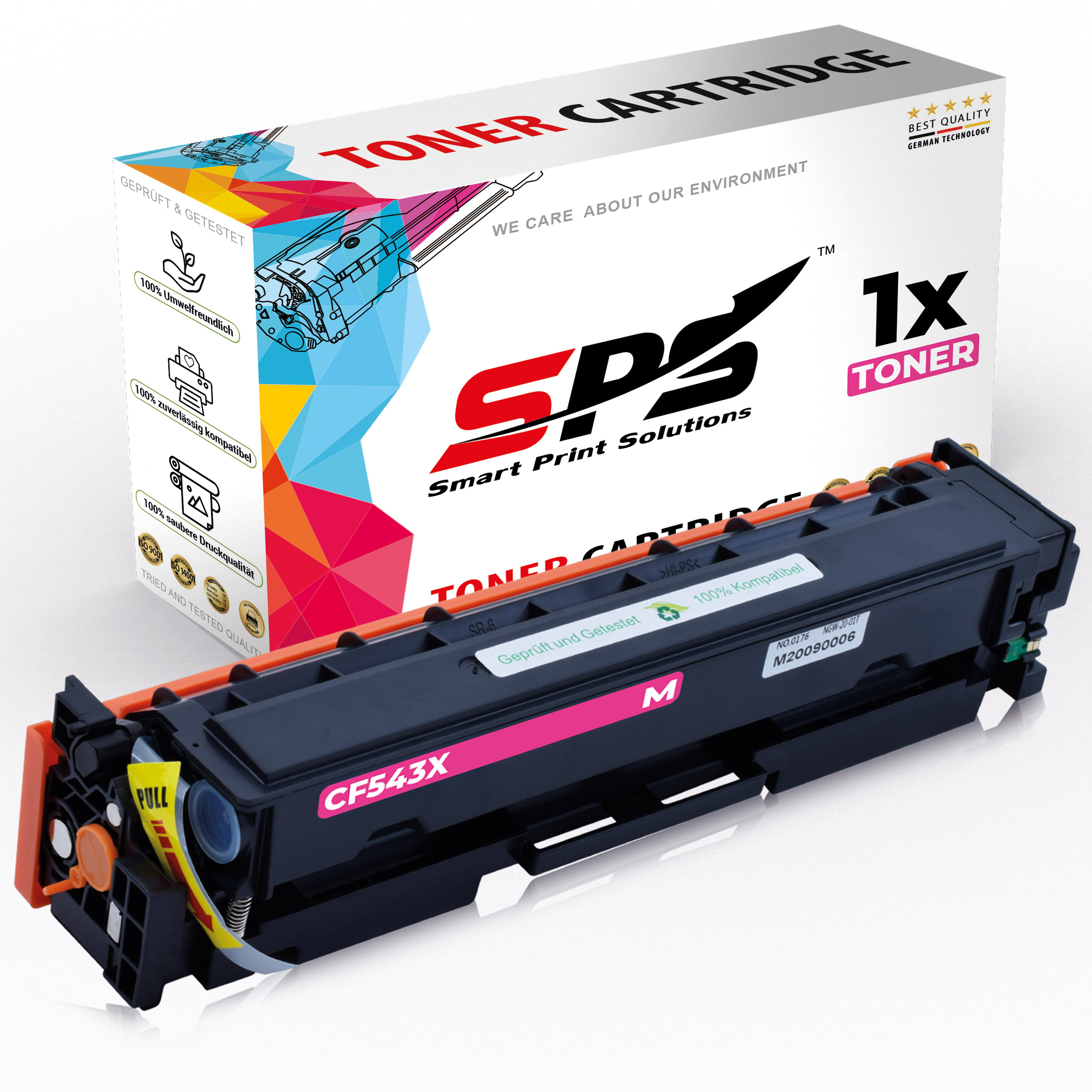 MFP Laserjet Magenta S-16648 CF543X Toner M281FDW) Pro SPS / (203X Color