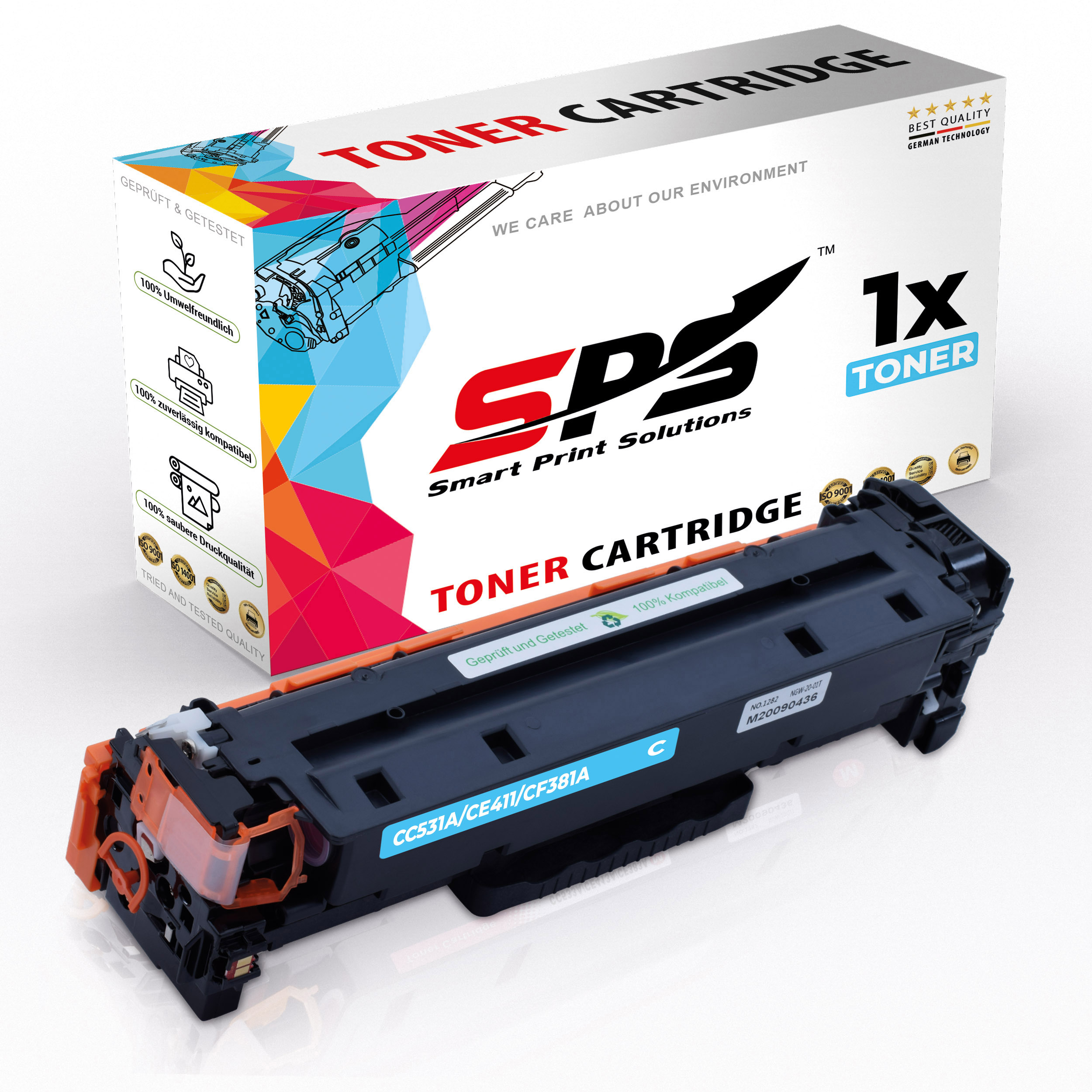 SPS S-16326 Toner / (304A CP2025FXI) Cyan Color CC531A Laserjet