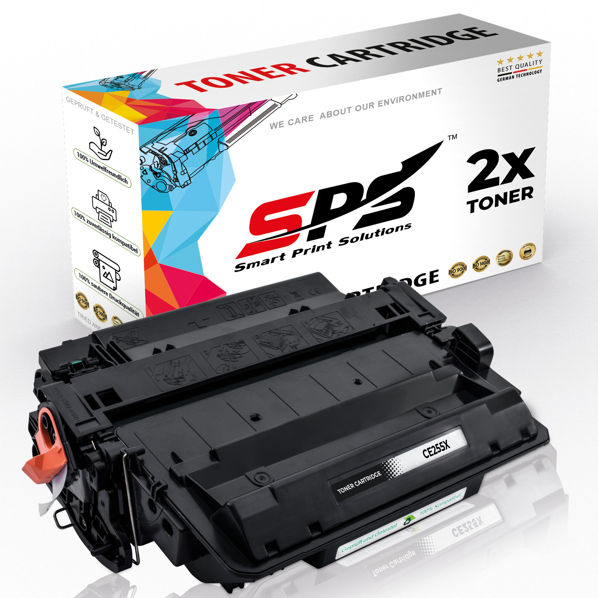 (55X CE255X Schwarz / SPS P3015DN) Toner Laserjet S-8952