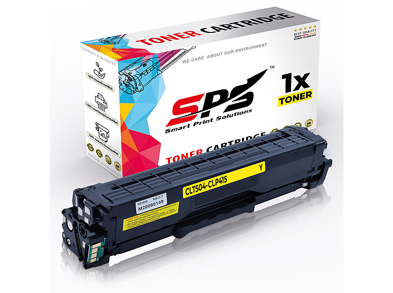 1x Toner/Chip Yellow kompat.zu CLT-Y504S für SAMSUNG CLX-4195 