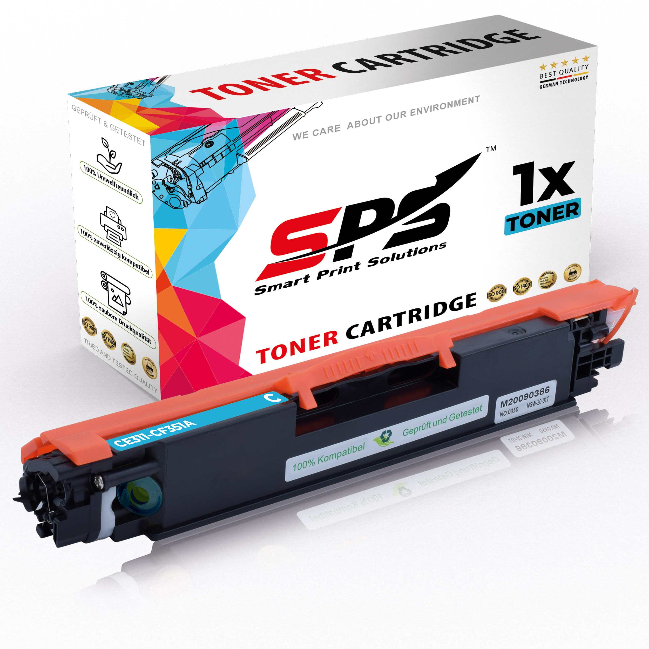 SPS S-16282 Toner Cyan / Laserjet CF351A (130A M176N) Pro MFP