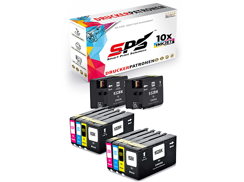 Magenta S-4812 SPS Wide) 7510 Gelb 933XL / (932XL Officejet Tintenpatrone Schwarz Cyan