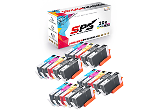 SPS S-8376 Tintenpatrone Schwarz Cyan Magenta Gelb (364XL / Photosmart D5468)