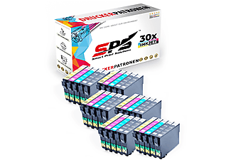 SPS S-10813 Tintenpatrone Schwarz Cyan Magenta Gelb (T0711 T0712 T0713 T0714 / Stylus SX100)