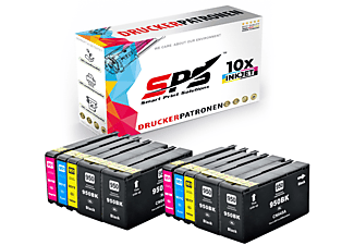 SPS S-4855 Tintenpatrone Schwarz Cyan Magenta Gelb (950XL 951XL / Officejet Pro 8616 AIO)