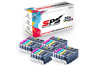 SPS S-8625 Tintenpatrone Schwarz Cyan Magenta Gelb (PGI-550 CLI-551 XL / Pixma IX6850)