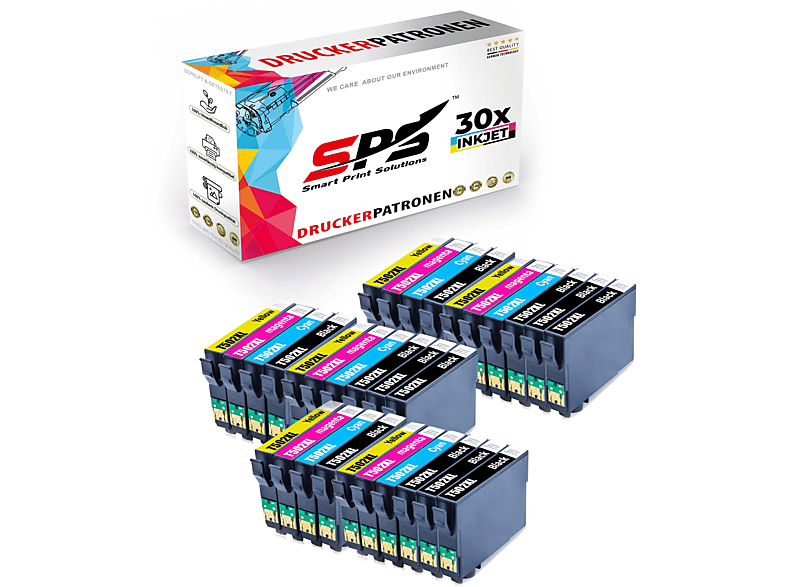 SPS S-10492 Tintenpatrone Schwarz Gelb Expression (502XL Magenta Cyan / Home XP-5100)
