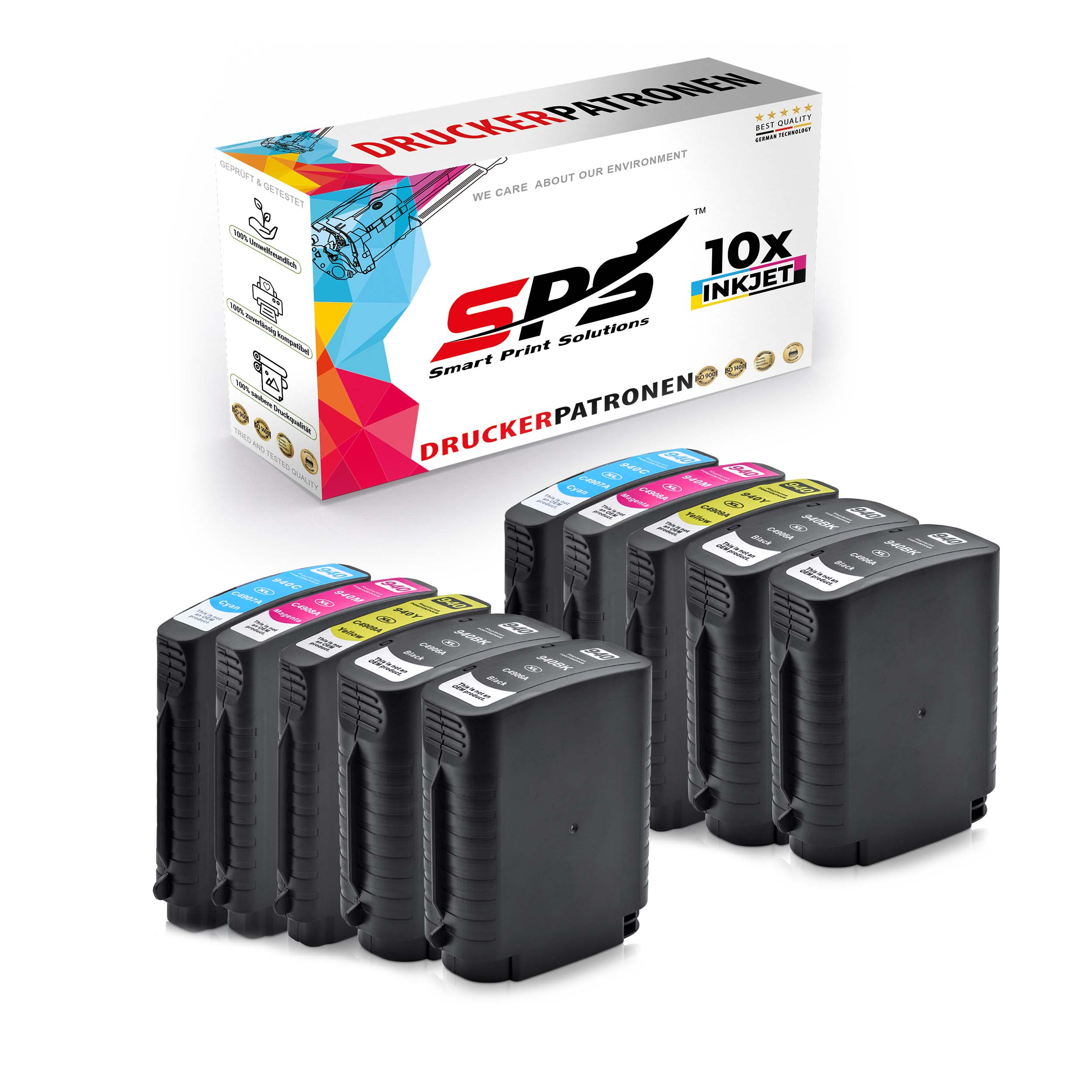 SPS S-4834 Tintenpatrone Officejet Staples) / Pro Magenta 8500 Cyan Wireless Gelb (940XL Schwarz