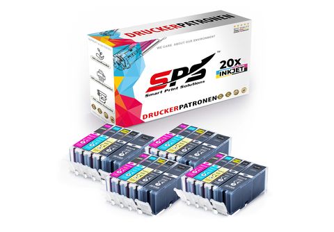 SPS S-8631 Tintenpatrone Cyan Schwarz XL (PGI-550 MediaMarkt Magenta MX725) / CLI-551 Pixma Gelb 