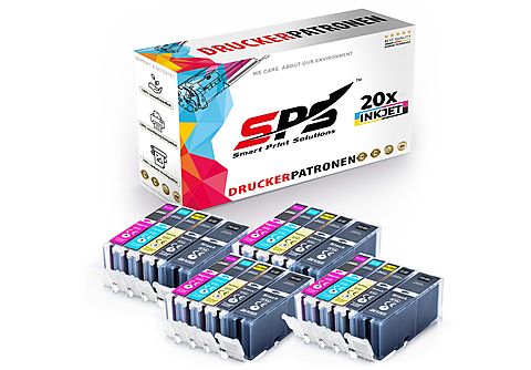 SPS S-8631 Tintenpatrone Schwarz Cyan Magenta Gelb (PGI-550 CLI-551 XL /  Pixma MX725) | MediaMarkt