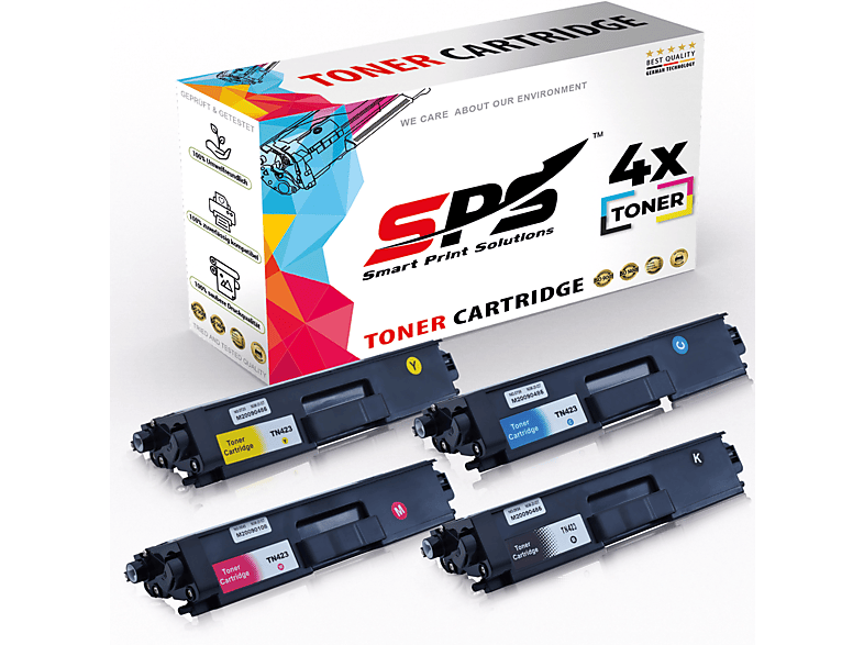 SPS S-11279 Toner Schwarz Cyan Magenta Gelb (TN423BK TN423C TN423Y TN423M / HL-L8260)