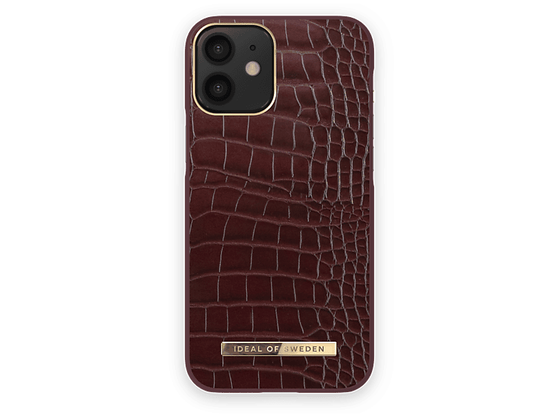 IDEAL OF 12 Mini, Apple, Croco Scarlet SWEDEN Backcover, iPhone IDACAW21-I2054-326