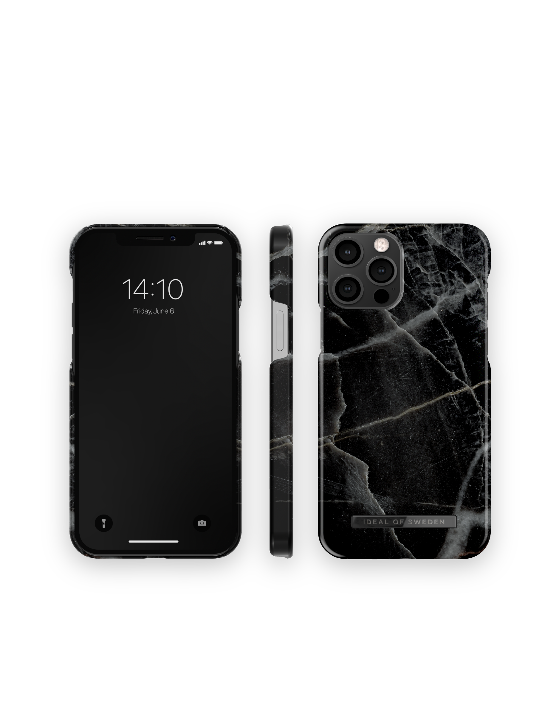 SWEDEN Black Pro, Backcover, iPhone IDFCAW21-I2061-358, IDEAL Thunder Apple, 12/12 Marble OF