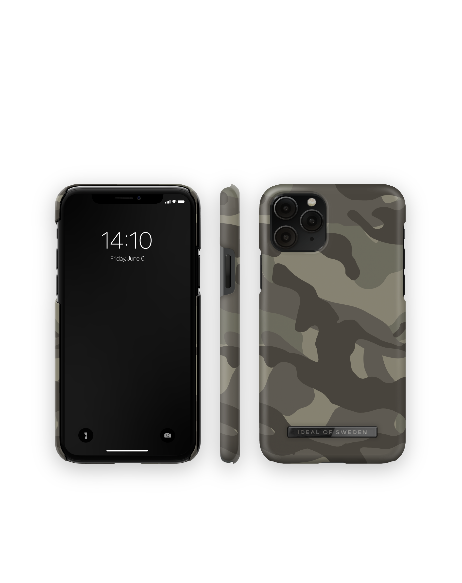 iPhone SWEDEN 11 IDEAL Matte Camo IDFCAW21-I1958-359, Pro/XS/X, Apple, OF Backcover,