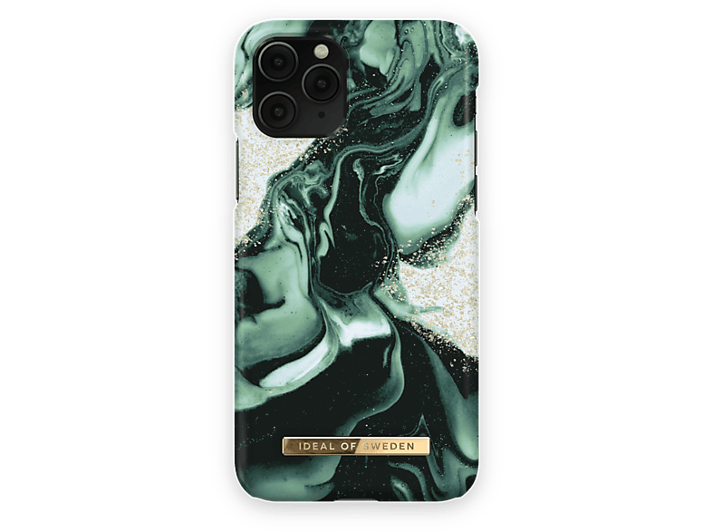 IDEAL OF SWEDEN IDFCAW21-I1958-320, Backcover, Apple, iPhone 11 Pro/XS/X, Golden Olive Marble