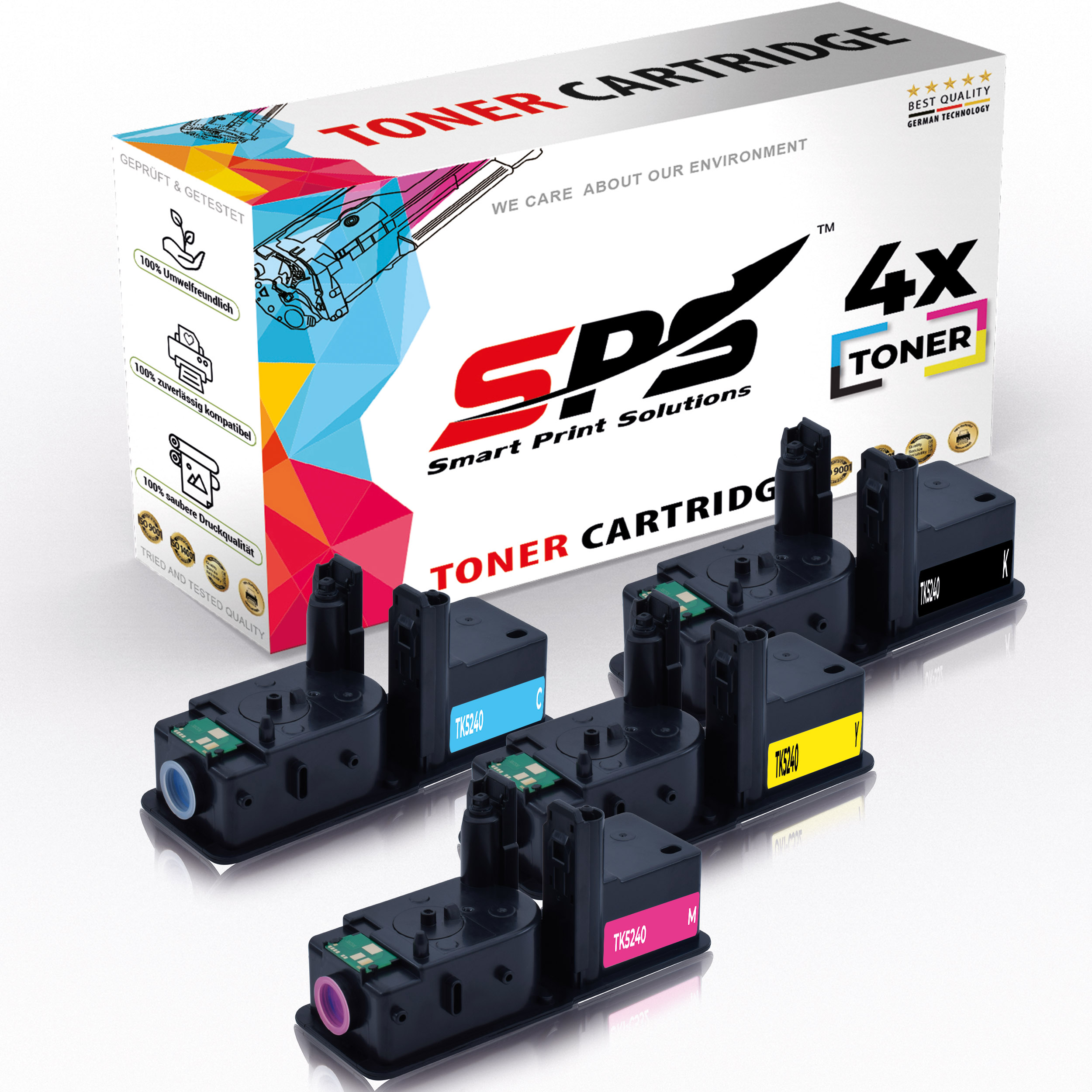 SPS S-11156 Toner Schwarz TK5230Y Cyan TK5230M Magenta Ecosys M5526) / TK5230C Gelb (TK5230K