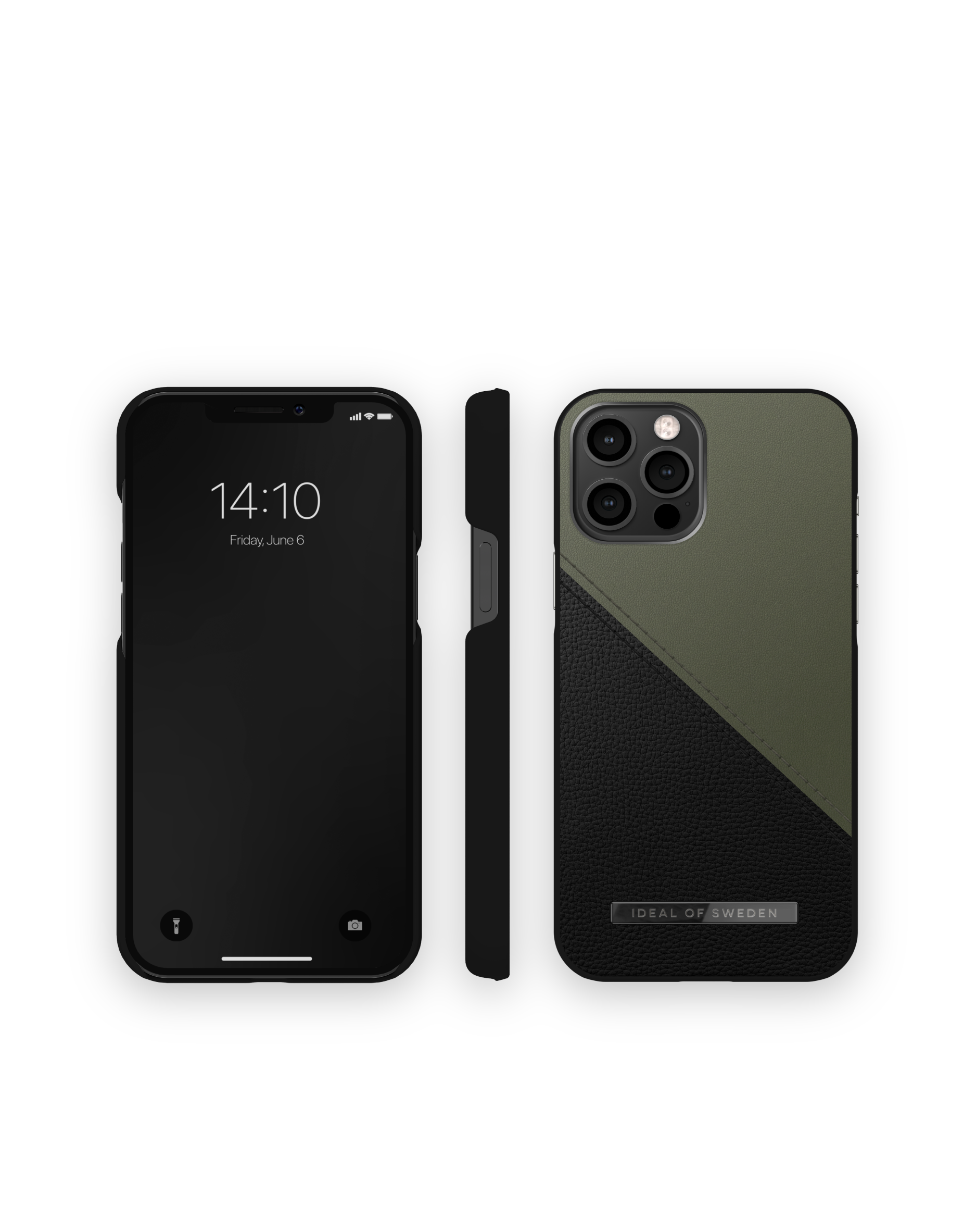 Apple, OF Backcover, IDEAL Max, iPhone Khaki SWEDEN IDACAW21-I2067-362, Pro 12 Onyx Black